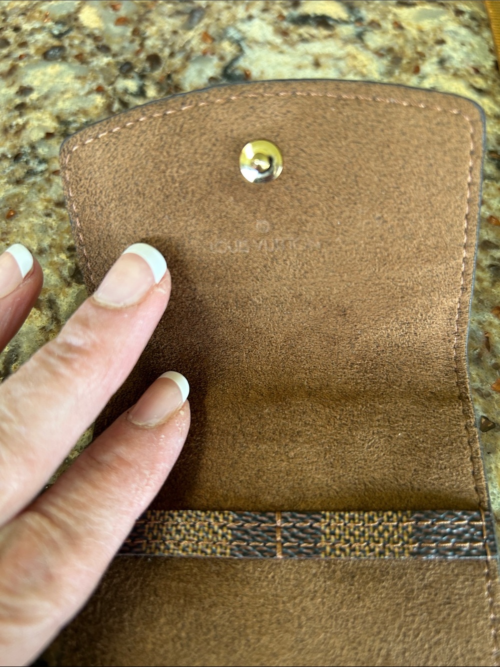 Louis Vuitton Brown Damier Compact Wallet - Picture 9 of 13
